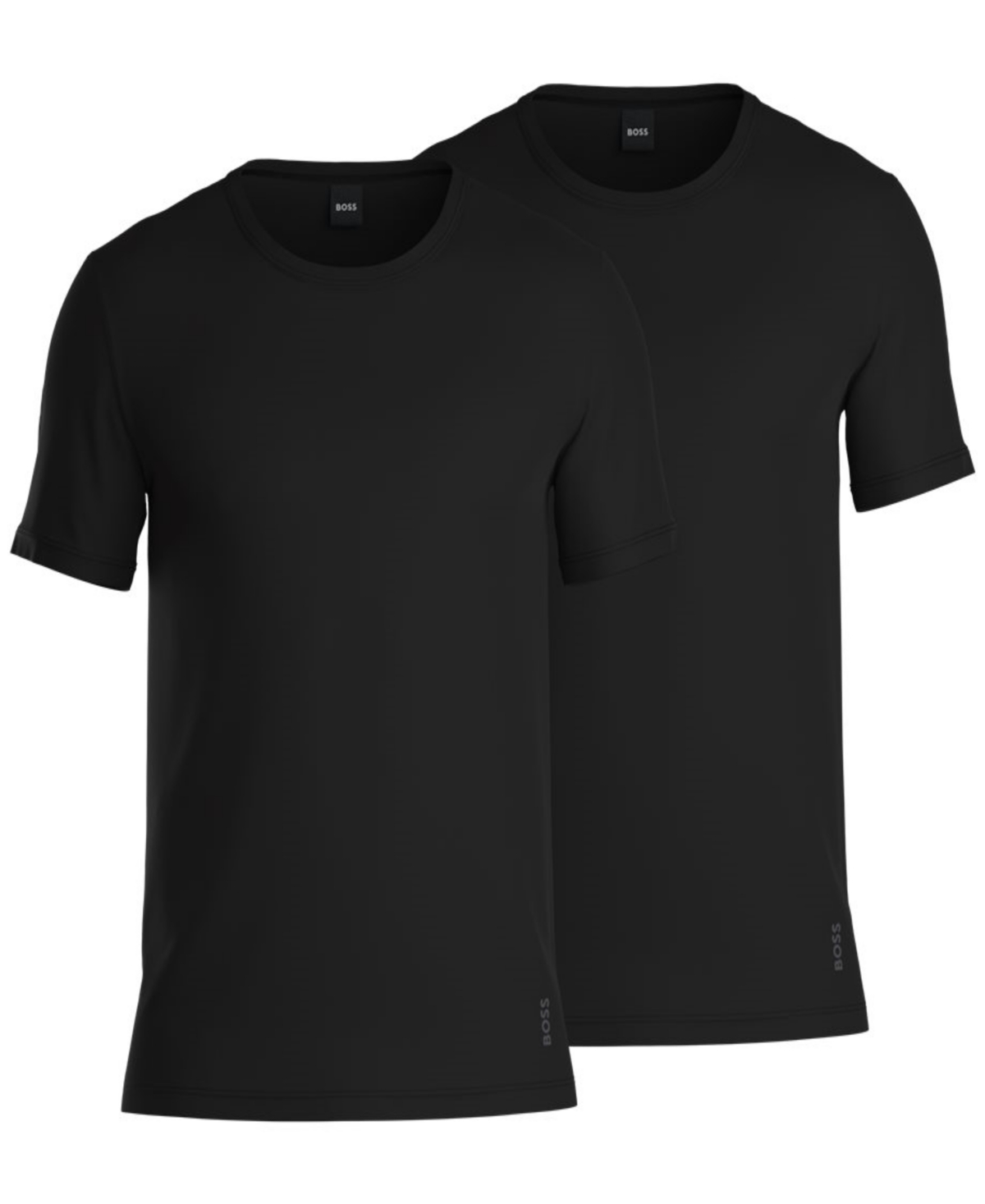 Hugo Boss Boss By  Men's 3-pk. Classic Solid Crewneck T-shirts In Black