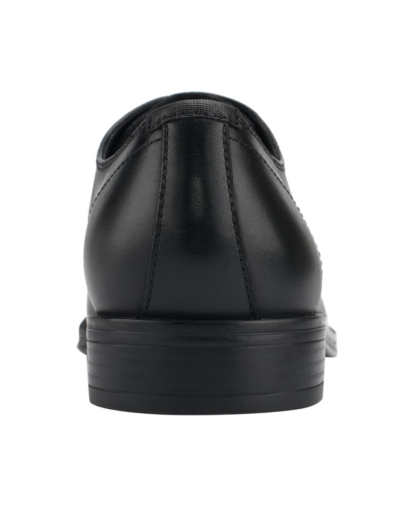 Мужские туфли Calvin Klein Jack Lace Up Dress Oxford, цвет: Чёрный кожаный — фото 3