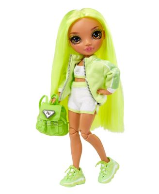 Rainbow High Junior High - KARMA NICHOLS - Poupée mannequin arc-en-ciel de 23 cm avec 1