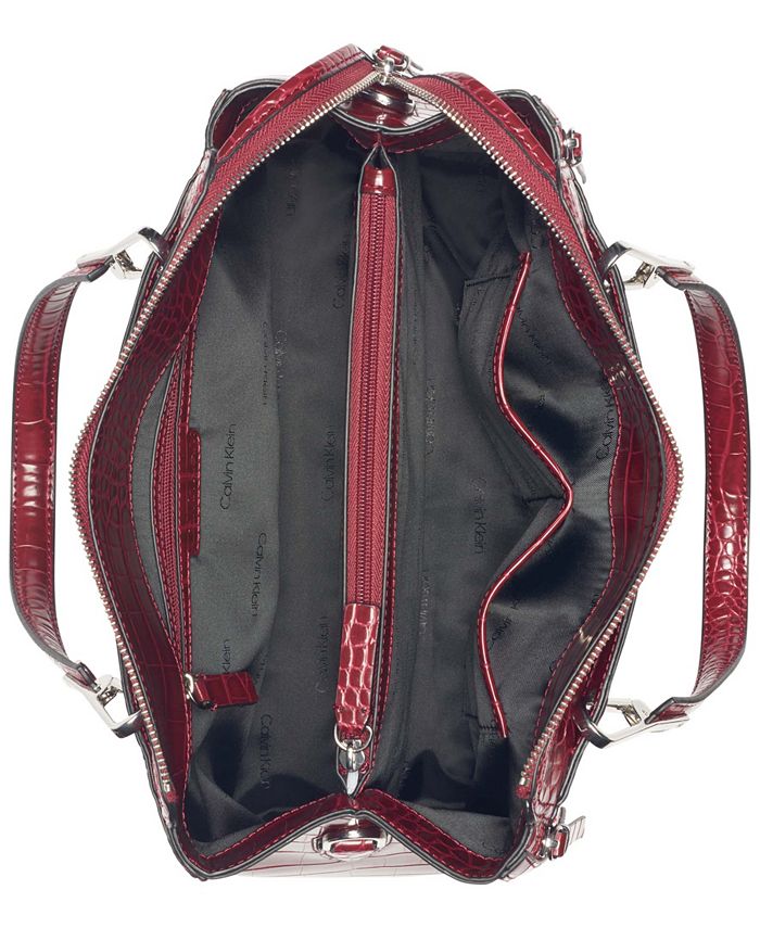 Calvin Klein Triple Compartment Top Zipper Satchel & Reviews