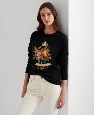 Ralph lauren deals intarsia sweater