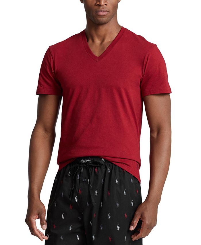 Polo Ralph Lauren Men's ClassicFit Vneck TShirts, 3Pack Macy's