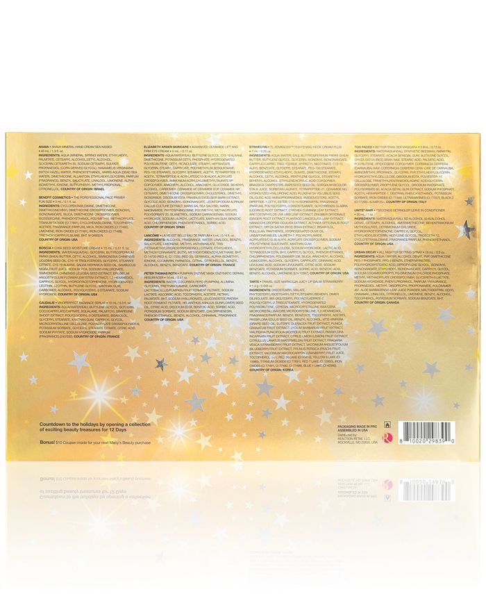 Created For Macy's 12 Days of Beauty Advent Calendar, Created for Macy's -  Macy's