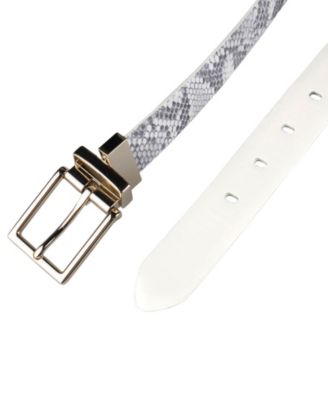 Women's Reversible Leather Pant Belt 