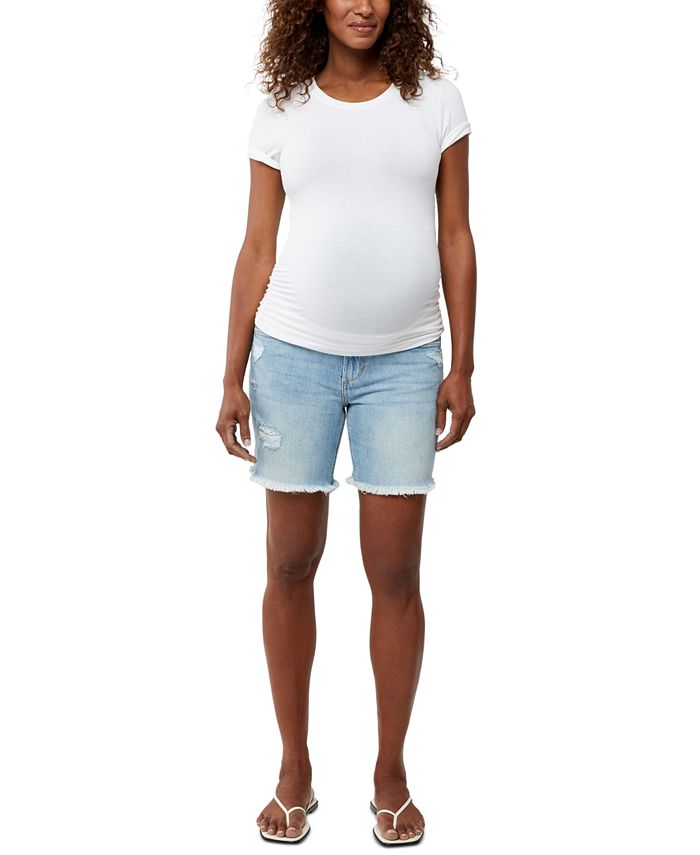 Joe's jeans maternity shorts sales