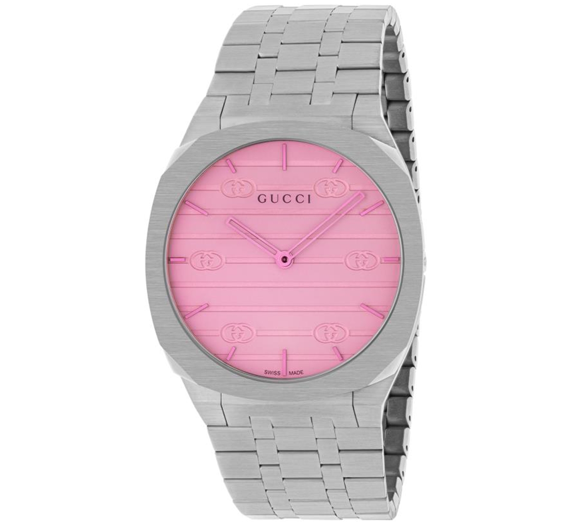 Gucci 25h Uhr In Pink