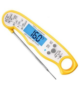 Instant Read Food Thermometer - Waterproof Digital Meat Thermometer
