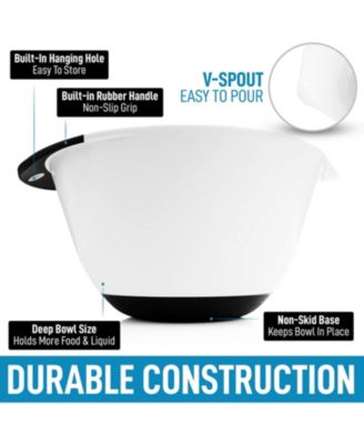 3-Pc Plastic Mixing Bowl Set