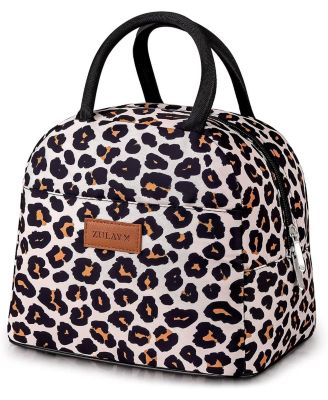 Insulated Tote Lunch Bag With Soft Padded Handles