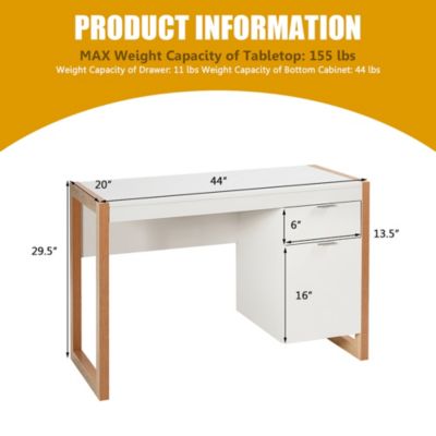 Computer Desk Workstation Table With Drawers Home Office