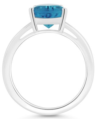 Women's London Blue Topaz (3-2/3 ct.t.w.) Ring in Sterling Silver