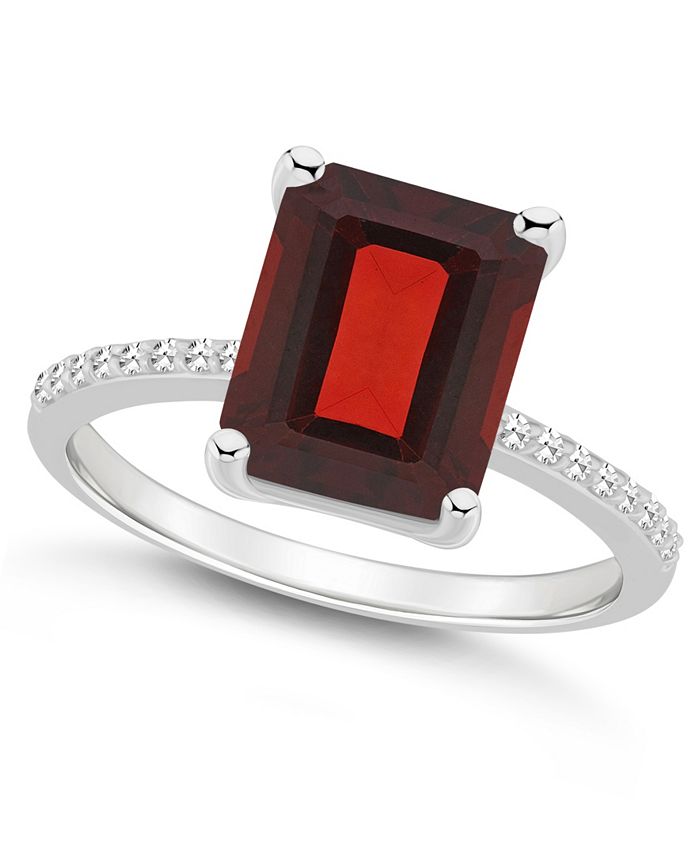 Macys garnet ring sale