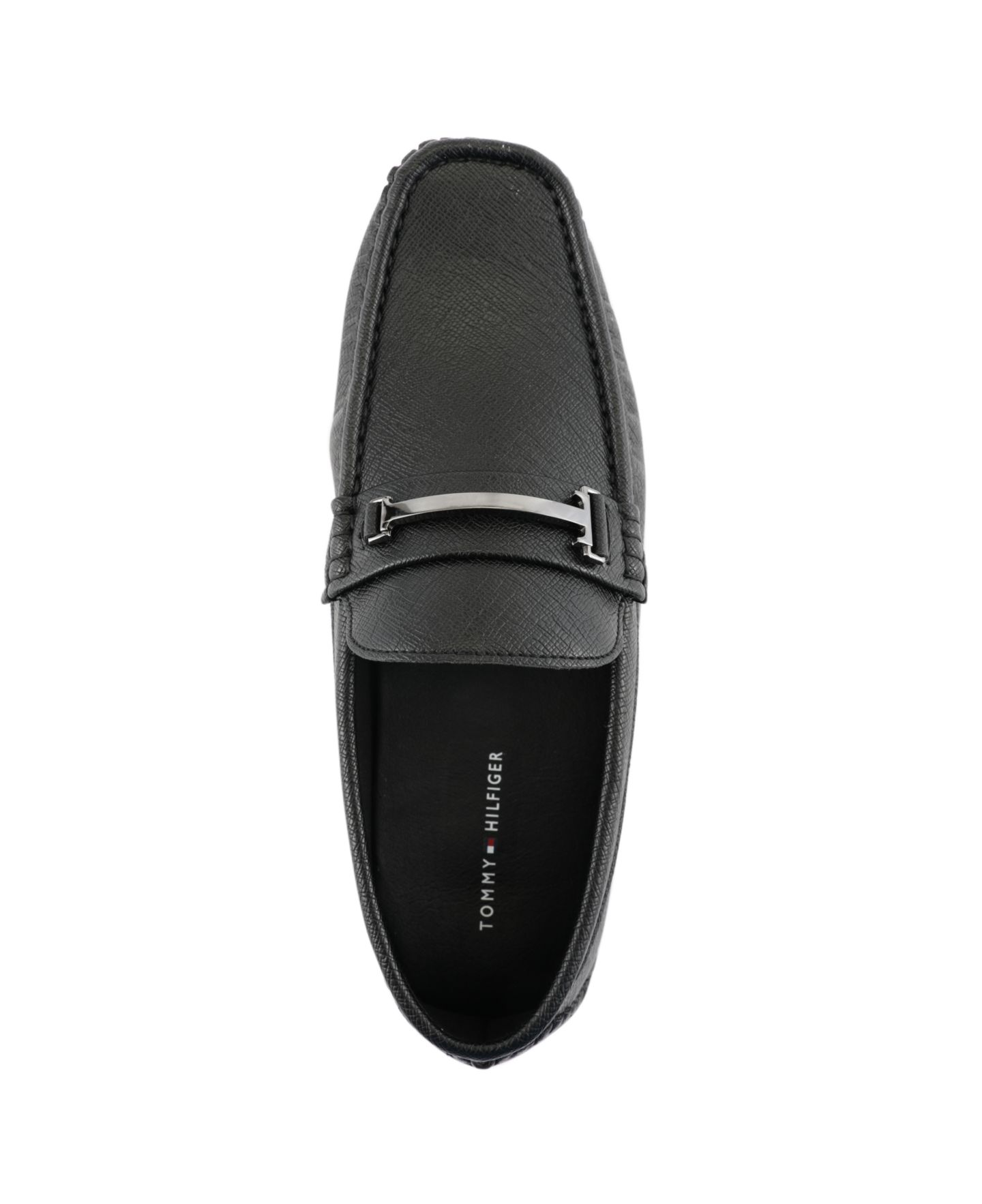 Мужские мокасины Tommy Hilfiger Acento Slip On Driver, цвет: Чёрный — фото 4