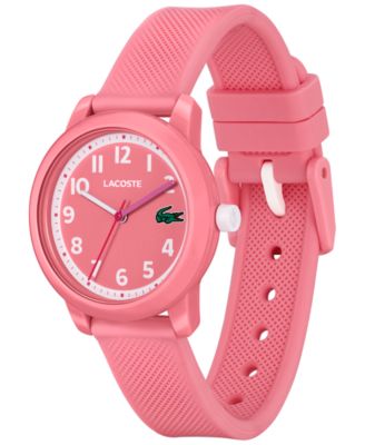 Kids L.12.12 Pink Silicone Strap Watch 32mm
