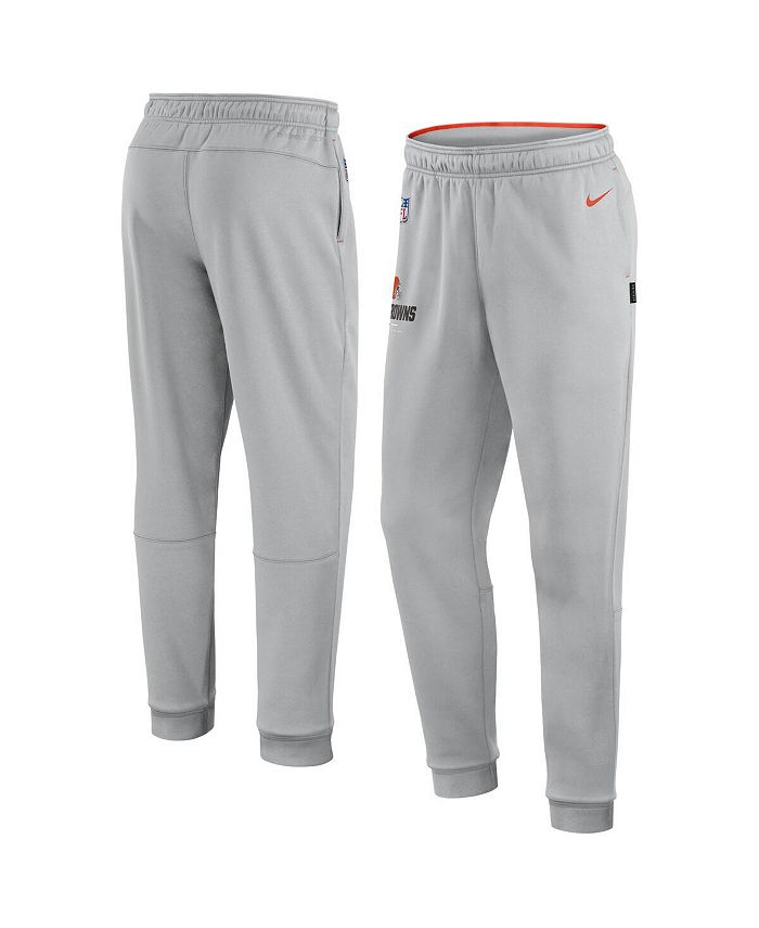 Nike Men's Gray Cleveland Browns Sideline Logo Performance Pants - Macy's
