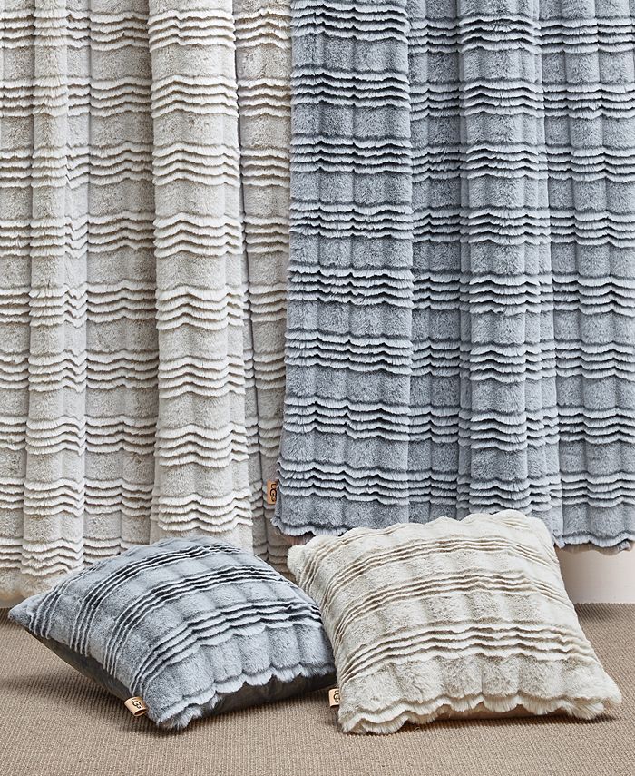 UGG® Marli Faux Fur Decorative Pillow, 20" x 20" Macy's