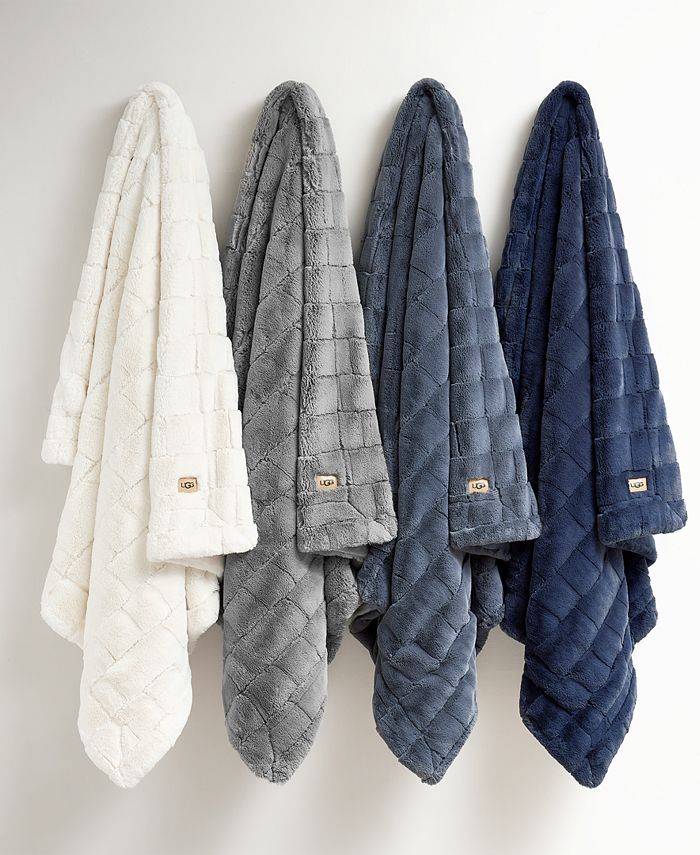 UGG® Yoselin Faux Fur Throw, 50" x 70" & Reviews Blankets & Throws