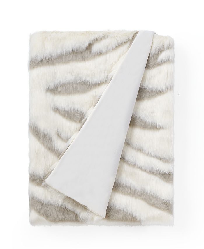 UGG® Shayla Jacquard Faux Fur Throw, 50" x 70" & Reviews Blankets