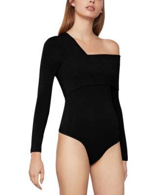 bcbg one shoulder bodysuit