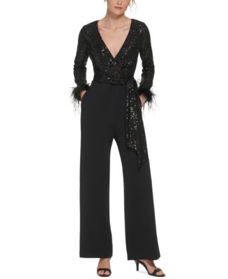 Eliza j sequin embellished clearance jumpsuit