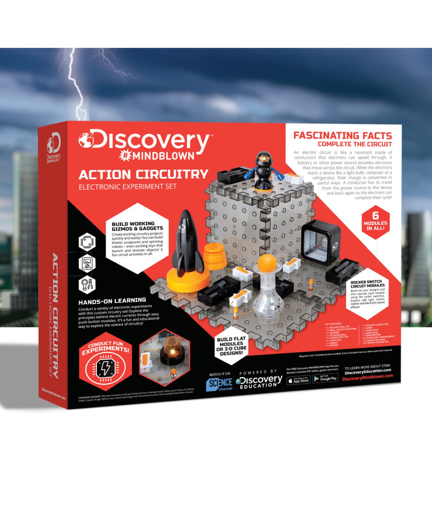 Детские игрушки Discovery #MINDBLOWN Action Circuitry Electronics Experiment Set, от 8 лет — фото 8