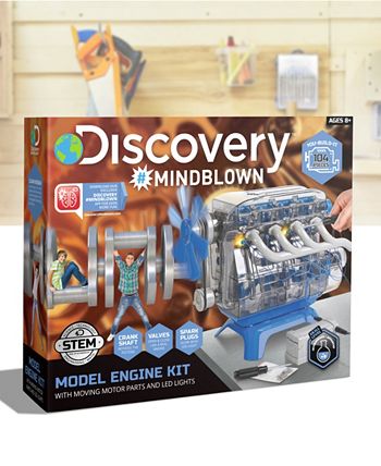 Discovery MINDBLOWN Model Engine Kit with Moving Parts and