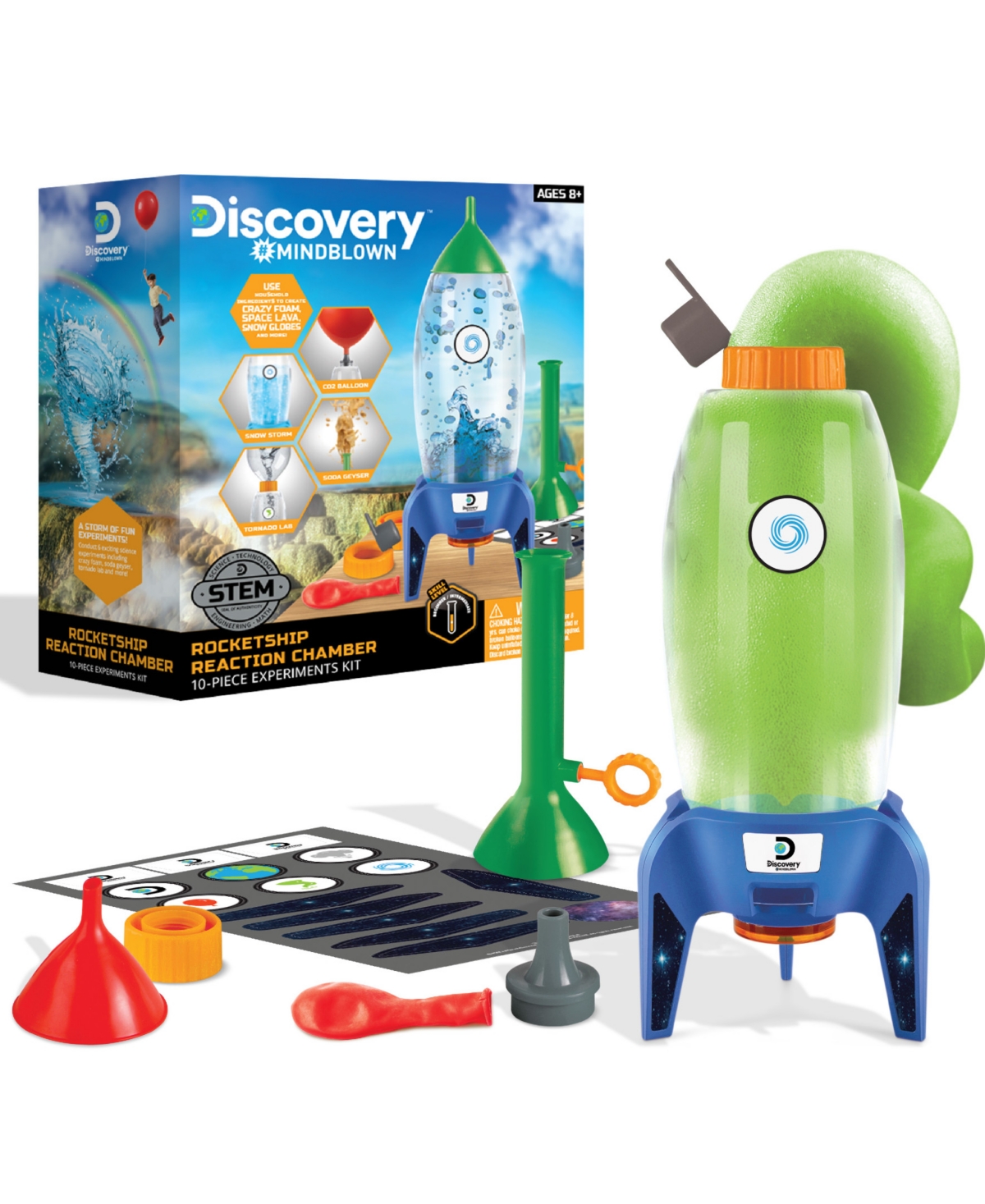 Discovery Mindblown Kids' Closeout! Discovery #mindblown Stem Rocket Ship Reaction Chamber Set In Open Miscellaneous