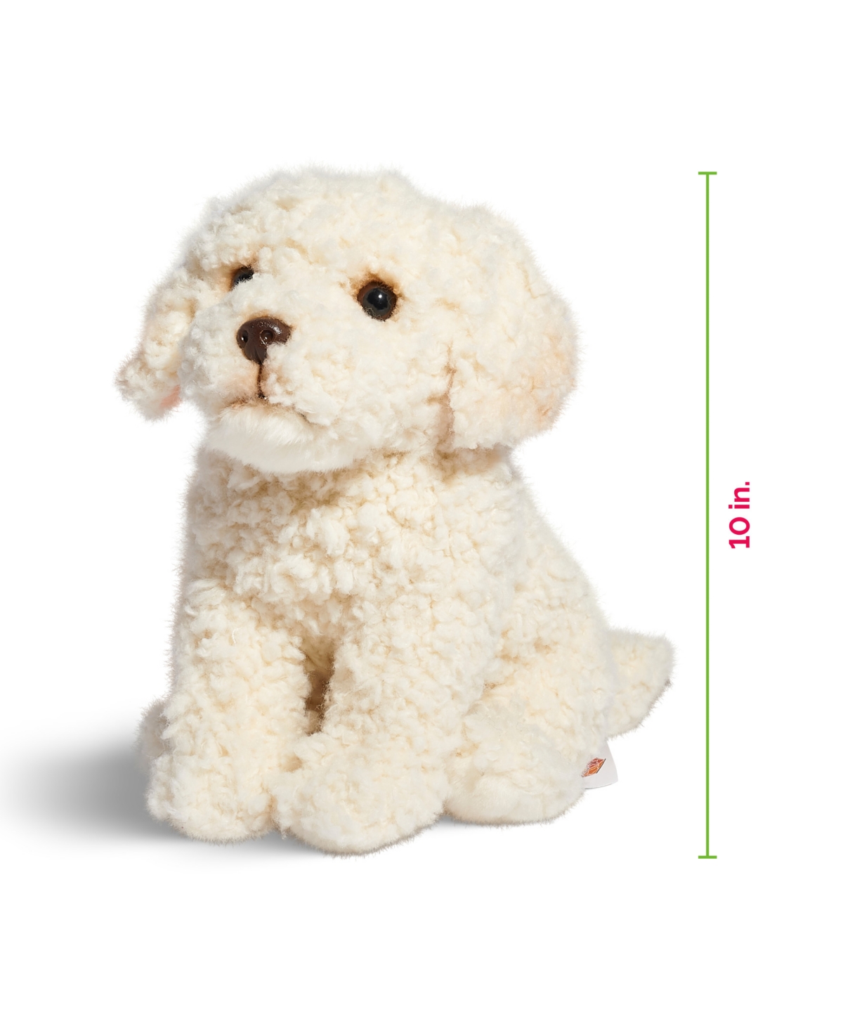 Shop Geoffrey's Toy Box 10" Labra Doodle Puppy Dog Toy, Created For Macy's In Light Beige
