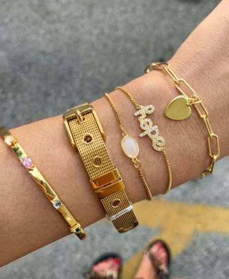 Paperclip Chain Bracelet with Heart