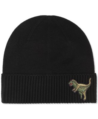 COACH - Men's Tyrannosaurus Rex Patch Beanie