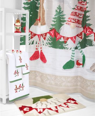Avanti Merry Gnome Bath Collection Bedding In White