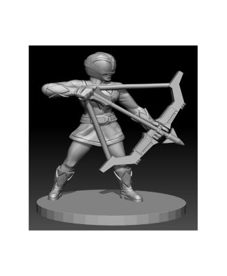 Power Rangers Roleplaying Game Hero Unpainted Miniature Set, 12 Piece