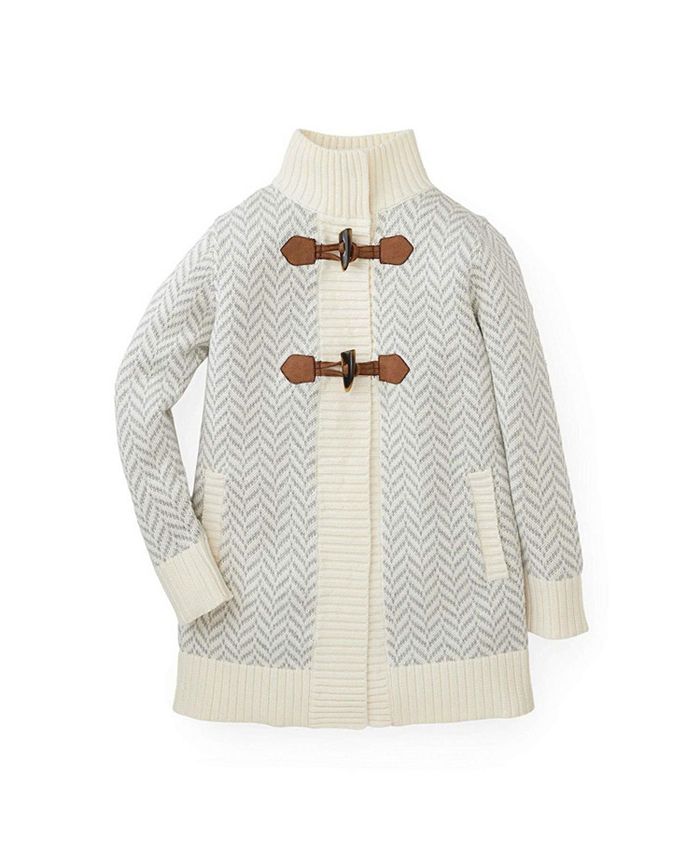 Hope & Henry Girls' Toggle Sweater Cardigan, Kids & Reviews Sweaters