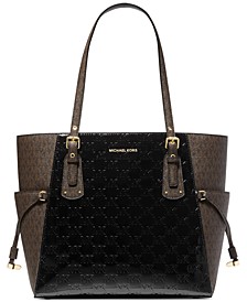 Signature Voyager Large East West Tote