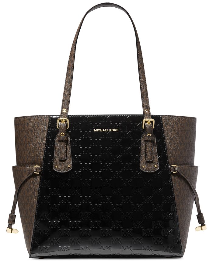 Michael Kors Signature Voyager Large East West Tote & Reviews ...