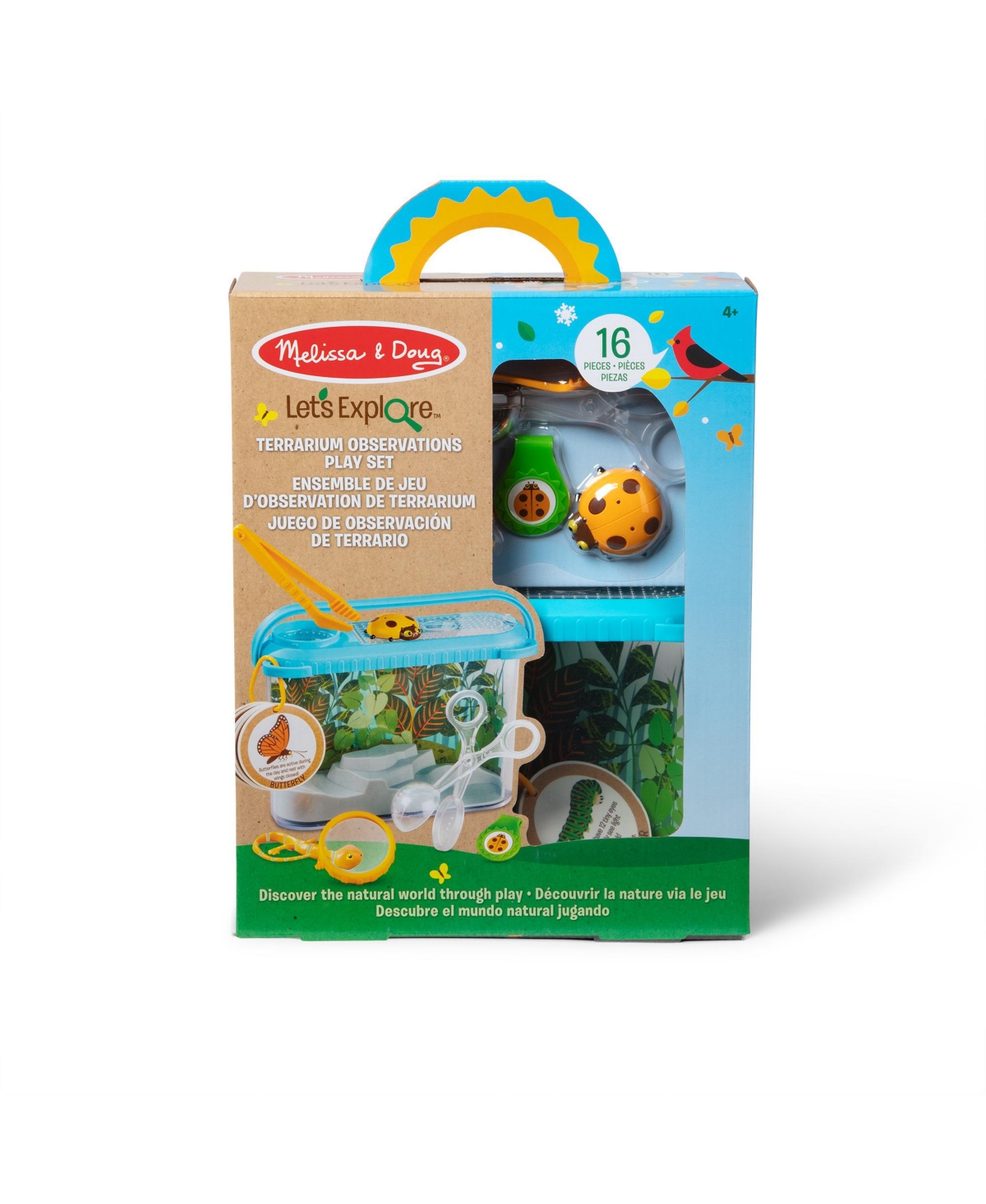 Melissa & Doug Lets Explore Terrarium Observations Play Set 16 Piece Set In Multi