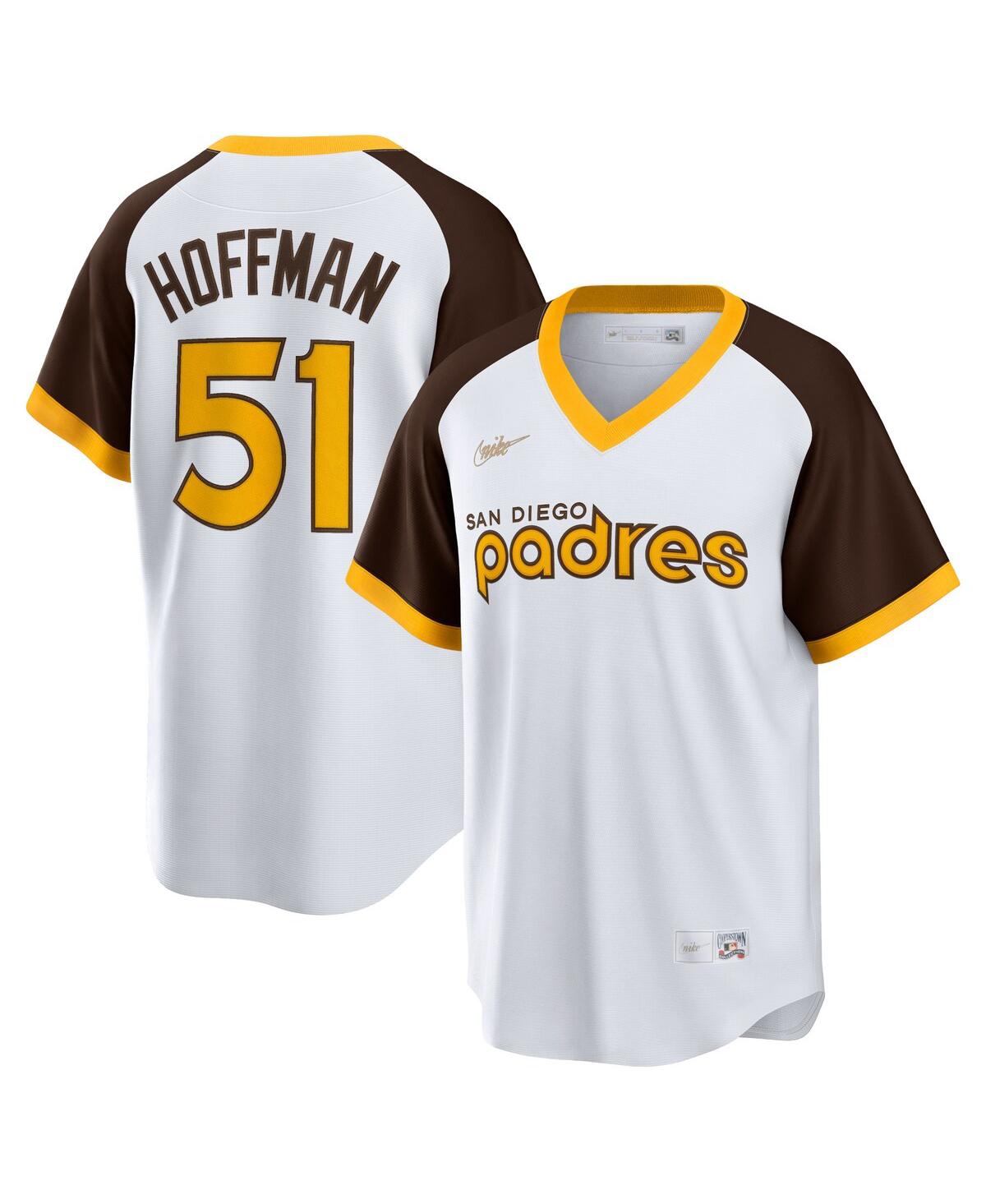 Men's Nike Trevor HoffmanSan Diego Padres Home Cooperstown Collection Player Jersey - White