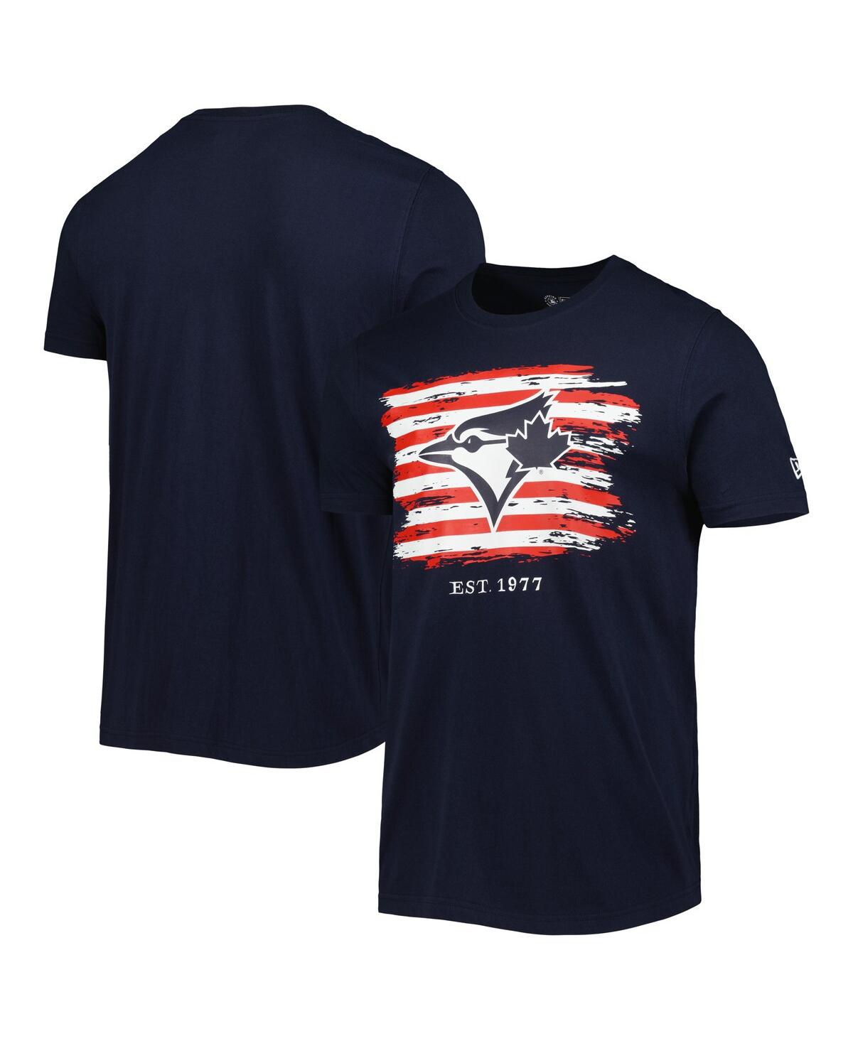 New Era Navy Toronto Blue Jays 4th Of July Jersey T-shirt In Navy