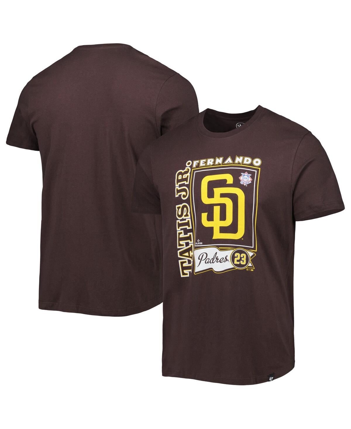 47 Brand Men's '47 Fernando Tatis Jr. Brown San Diego Padres Super Rival Player T-shirt