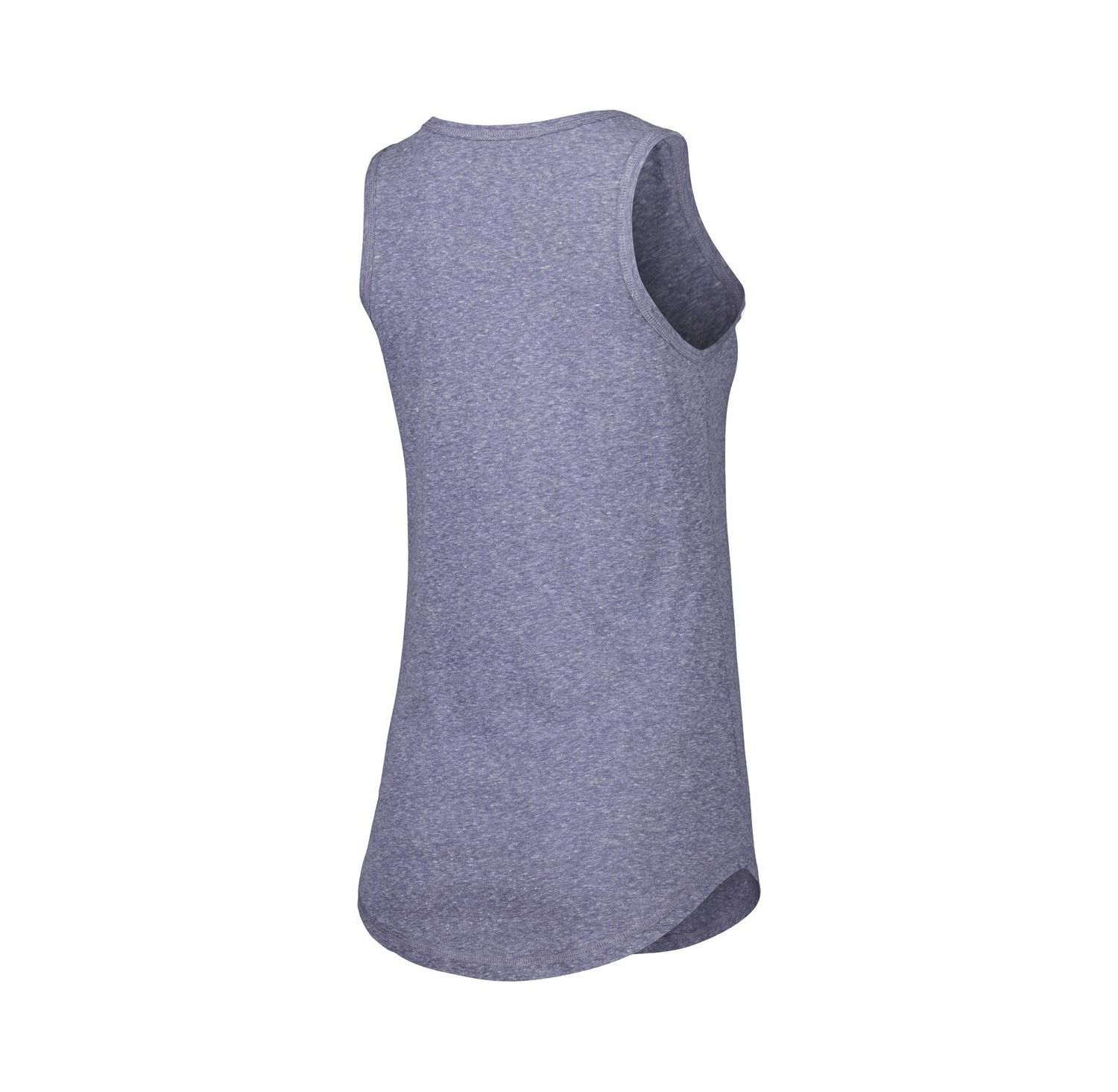 Women's Navy Houston Astros Americana Tri-Blend Racerback Tank Top