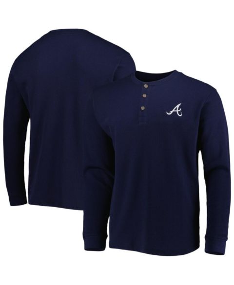 Мужская футболка Dunbrooke Atlanta Braves Navy Maverick Long Sleeve