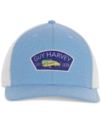 Guy Harvey - Men's Colorblocked Logo Patch Trucker Hat