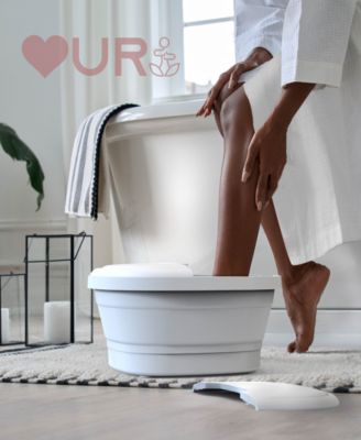 SLF Heated Portable Bubble Bath Foot Massager