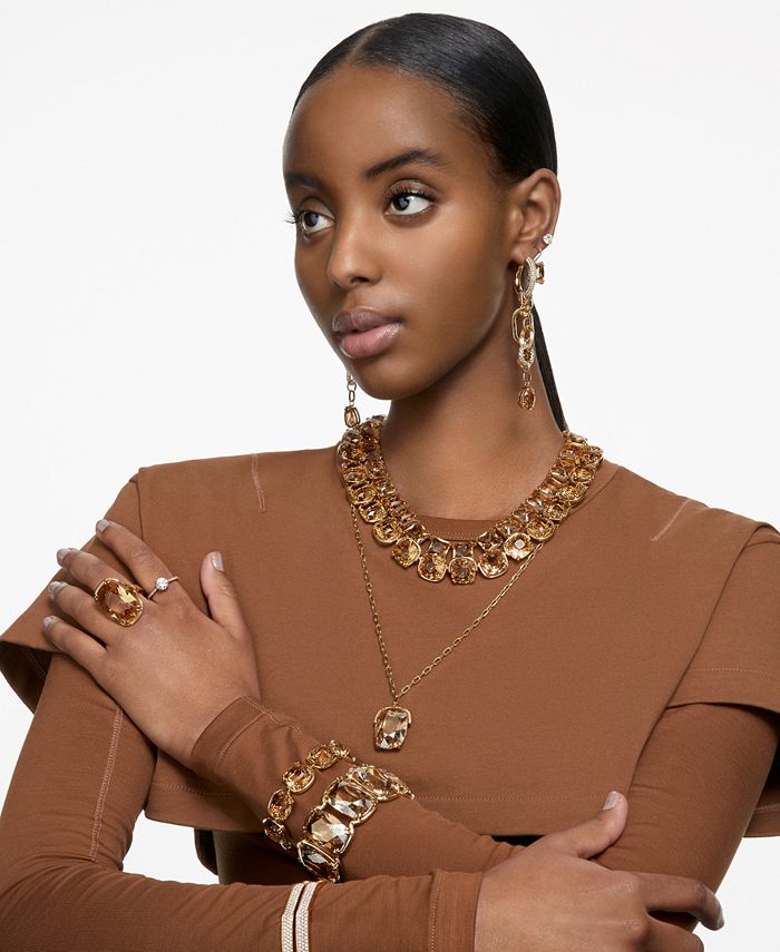 Swarovski GoldTone Crystal Harmonia Pendant Necklace, 311/2" + 2