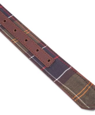 Men's Reversible Tartan to Leather Belt