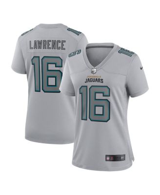 Women's Trevor Lawrence Gray Jacksonville Jaguars Atmosphere Fashion Game Jersey