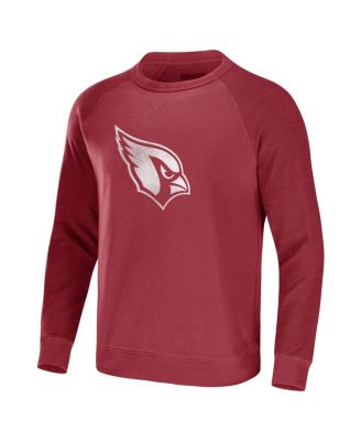 Men's NFL x Darius Rucker Collection by Cardinal Arizona Cardinals Raglan Fleece Pullover Sweatshirt