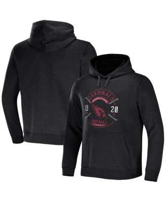 Men's NFL x Darius Rucker Collection by Heather Charcoal Arizona Cardinals Radar Pullover Hoodie