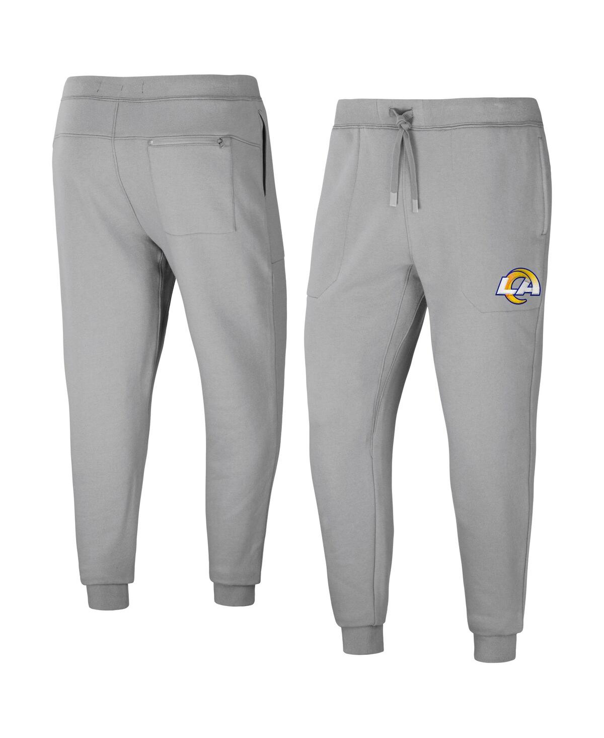 Fanatics Men's Nfl X Darius Rucker Collection By  Gray Los Angeles Chargers Fleece Jogger Pants In White