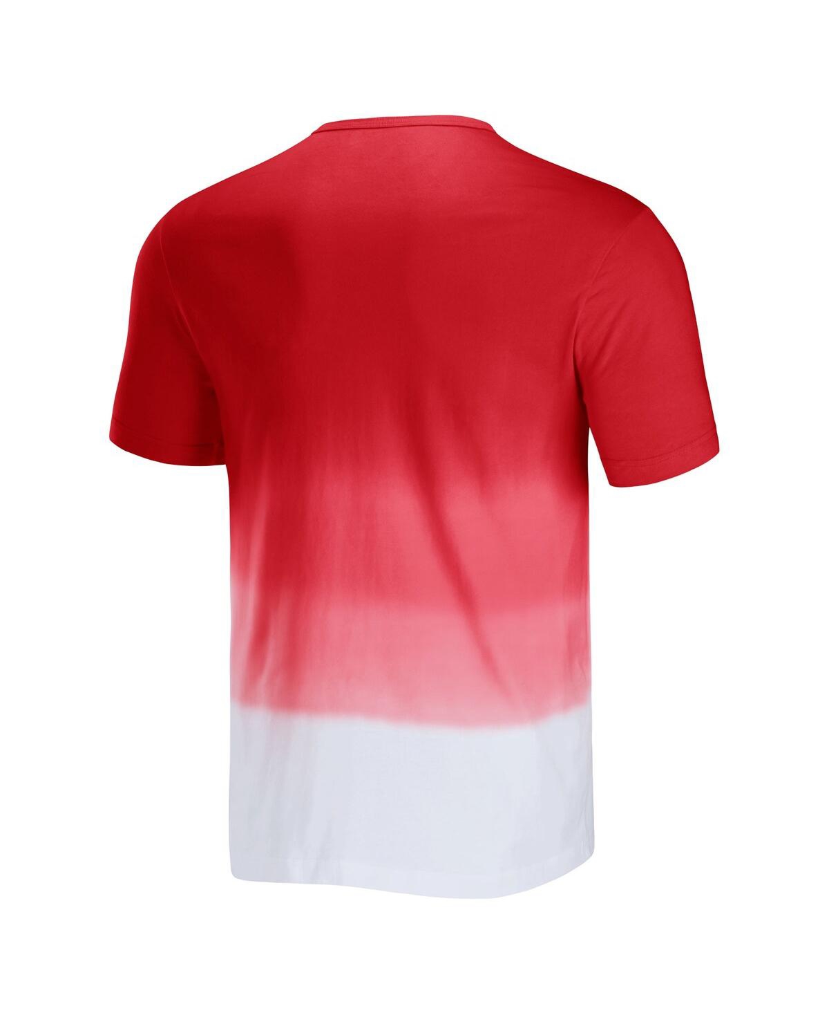 Men's Nfl x Darius Rucker Collection by Fanaticsand White New England Patriots Dip Dye Pocket T-shirt - Red, White